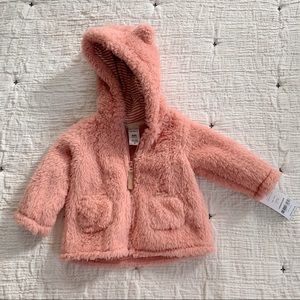 NWT Carter’s Pink Fur Jacket